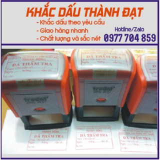Khắc dấu nhiều dòng kích thước lớn theo yêu cầu