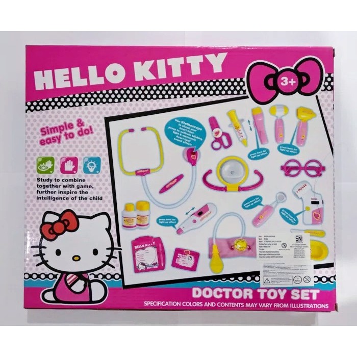 Bộ Đồ Chơi Bác Sĩ Hello Kitty Xinh Xắn Cho Bé Gái