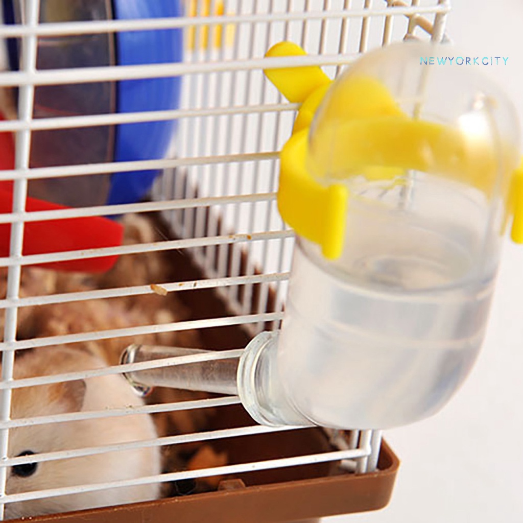 Bình Uống Nước Bằng Nhựa Trọng Lượng Nhẹ Chống Rò Rỉ Cho Chuột Hamster