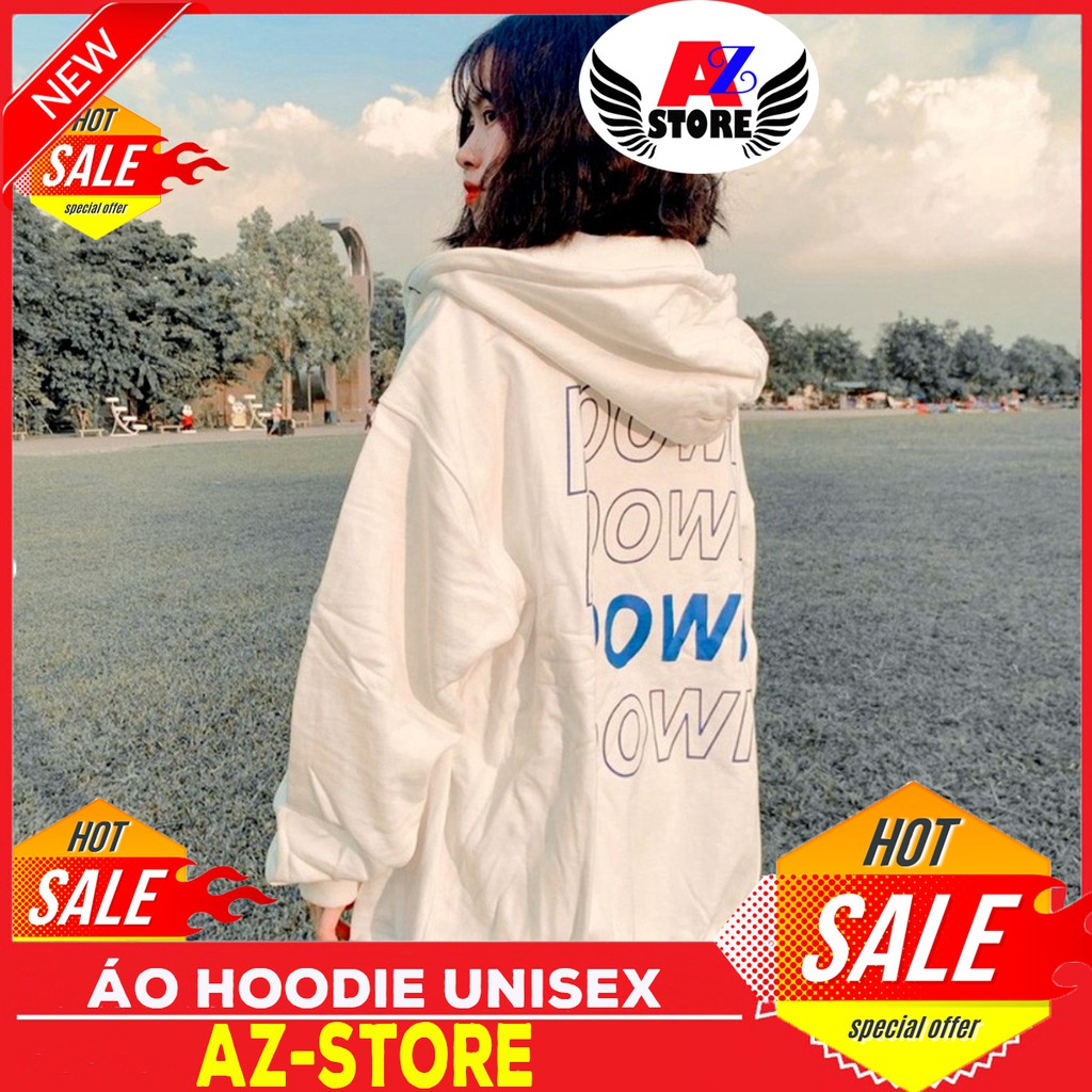 (FREESHIP) ❤ ÁO HOODIE - ÁO KHOÁC NỈ NGOẠI Dây Kéo (HD1180 - Powr) đủ Size M,L,XL | BigBuy360 - bigbuy360.vn