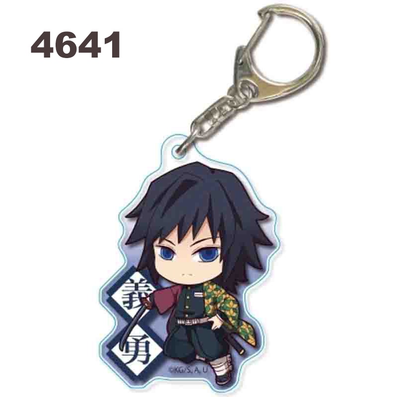 Demon slayer Móc Chìa Khóa In Hình Nhân Vật anime kyoujurou giyuu tengen shinobu Bằng acrylic