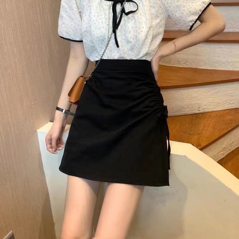 Chân Váy Chữ A Lưng Cao Màu Đen Cho Nữ váy nữ WT-DQ-07