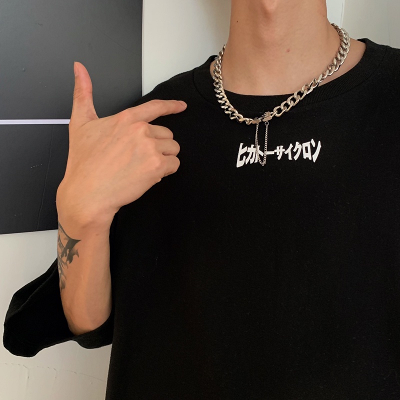 Dây chuyền kiểu sợi xích phong cách hip hop thời trang dành cho nam và nữ
