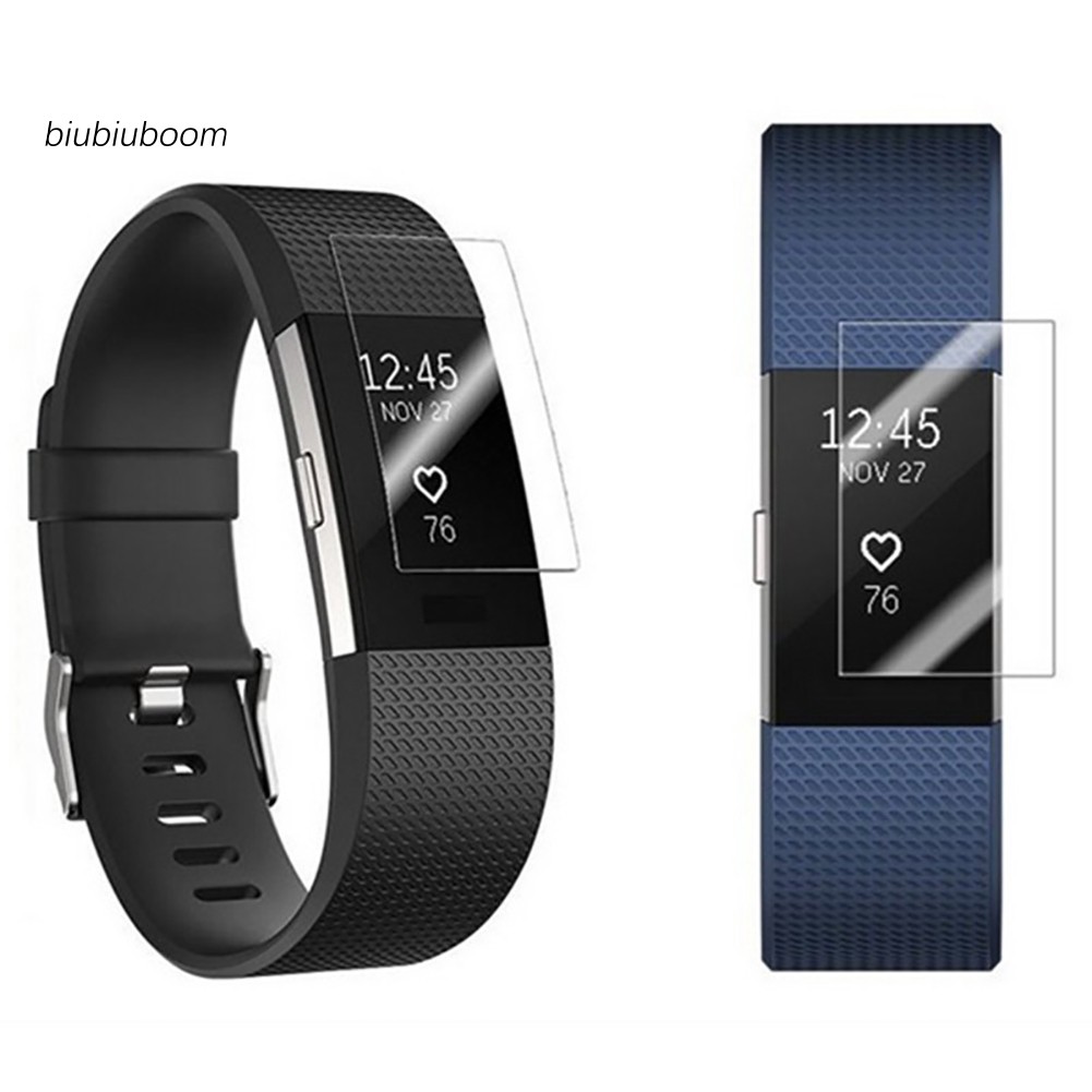 Set 6 miếng dán bảo vệ màn hình đồng hồ Fitbit Charge 3