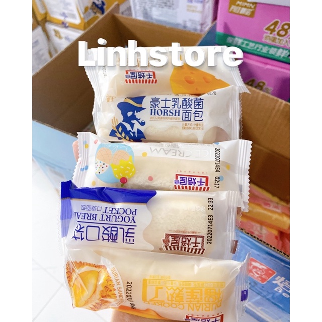 1KG bánh sữa chua ông già horsh Đài Loan có mix 5 vị