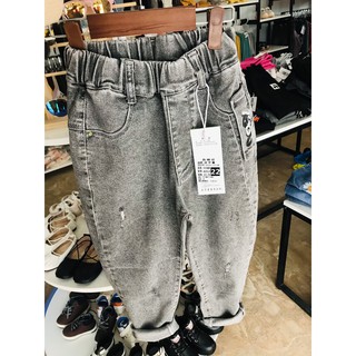 QUẦN JEANS CHO BÉ [ QUẢNG CHÂU ] QUẦN JEANS BÒ BAGGY PHONG CÁCH HÀN QUỐC A01 DÀNH CHO BÉ
