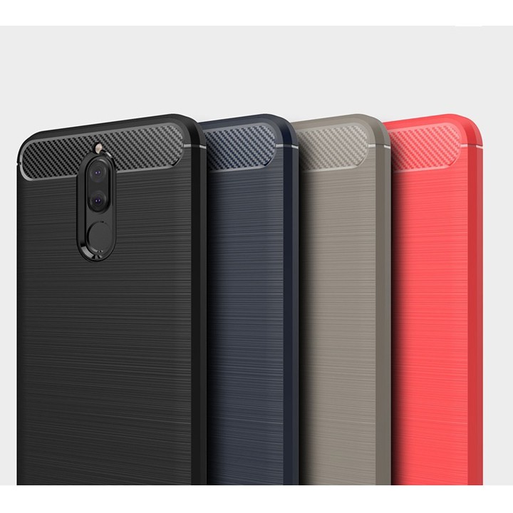 Ốp lưng chống sốc Huawei Nova 2i, Mate 10 Lite vân sợi Carbon RUGGER ARMOR