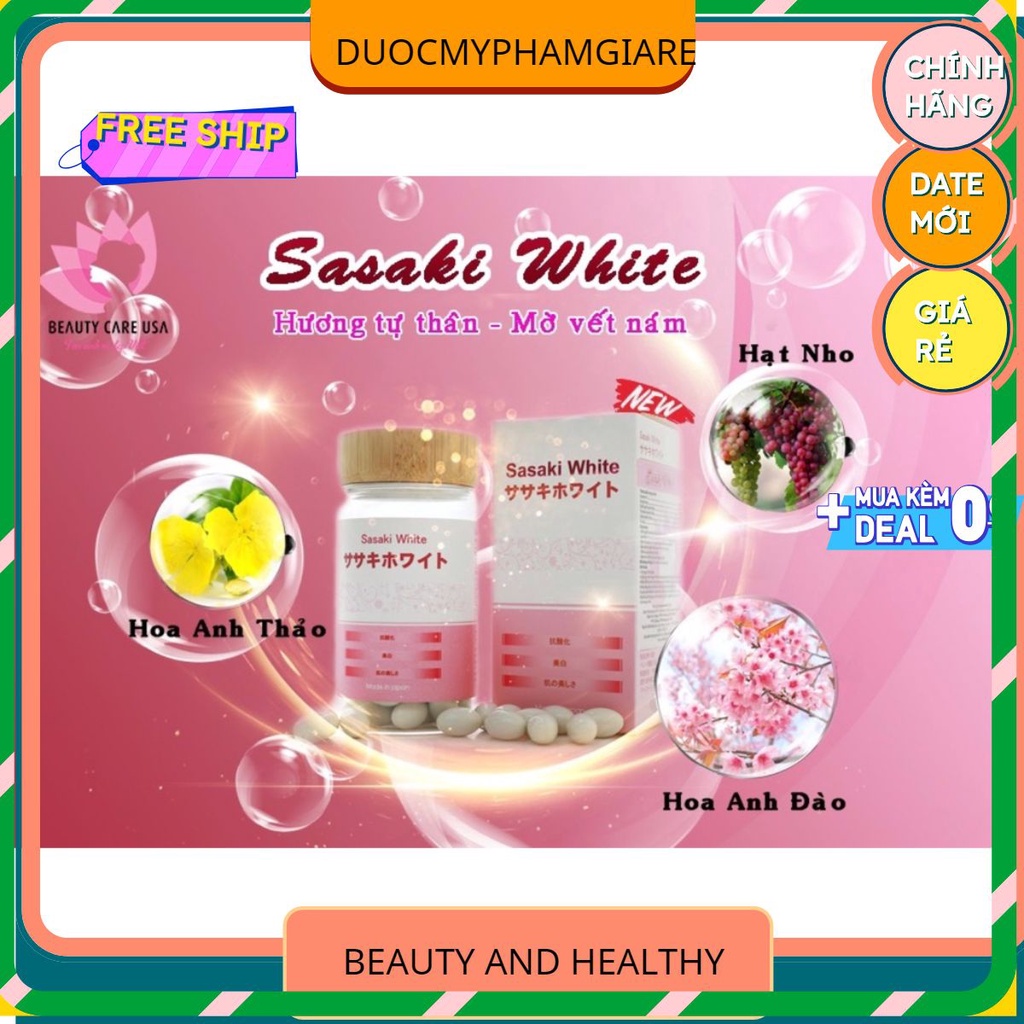 Viên Uống Sasaki White Hương Tự Thân - Trắng Da Mờ Vết Nám [Nhật Bản]