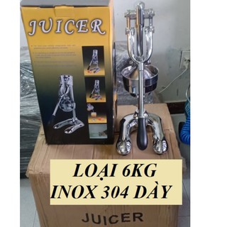 MÁY ÉP CAM 6Kg INOX hiệu JUICER- [6Kg] máy ép cam loại tốt- MÁY ÉP TRÁI CÂY INOX 304