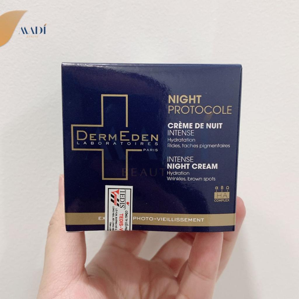 Kem Chống Lão Hóa, Giảm Nám, Tàn Nhang, Dermeden Night Cream Retinol 1% + Niacinamide 5% - Hàng Công Ty