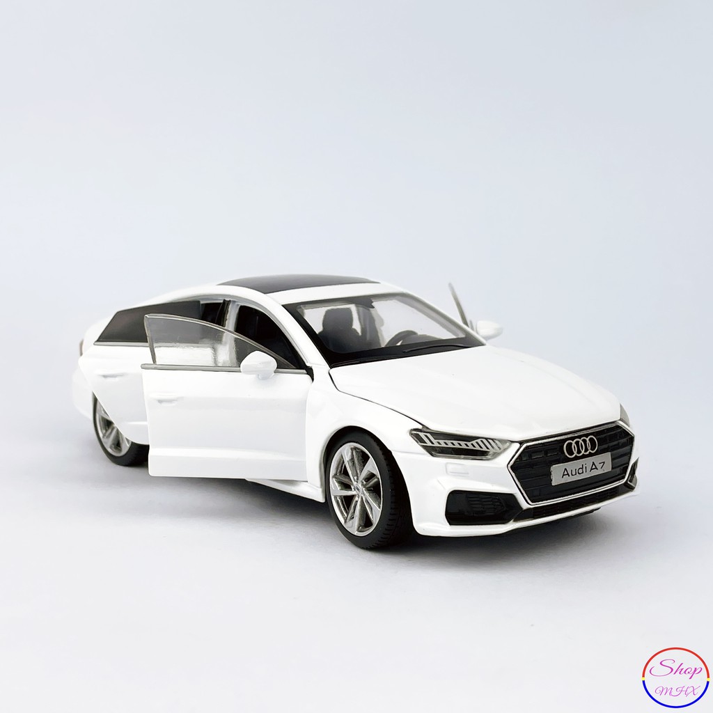 Xe mô hình sắt Audi A7 TẶNG BIỂN SỐ tỉ lệ 1:32 hãng Jackiekim