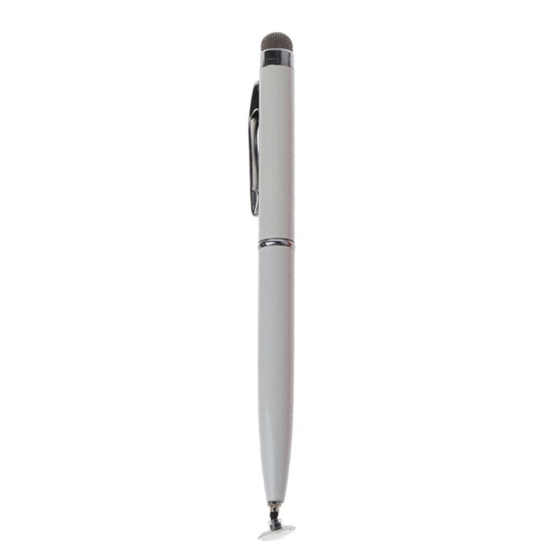 2 in 1 Fiber Metal Tip Stylus Capacitance Pen Screen Touch Drawing Tablet Pen
