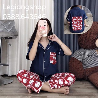 Đồ bộ mặc nhà kate thái loại 1 phối size 45-58kg