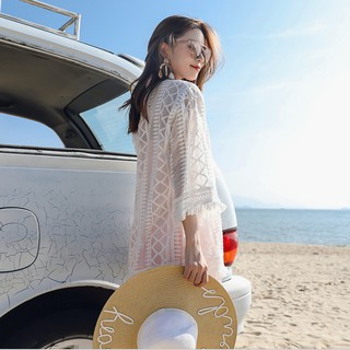 [Sỉ/ lẻ giá gốc] Áo choàng đi biển - áo khoác voan mòng nhẹ - chất cotton mát mẻ ngày hè