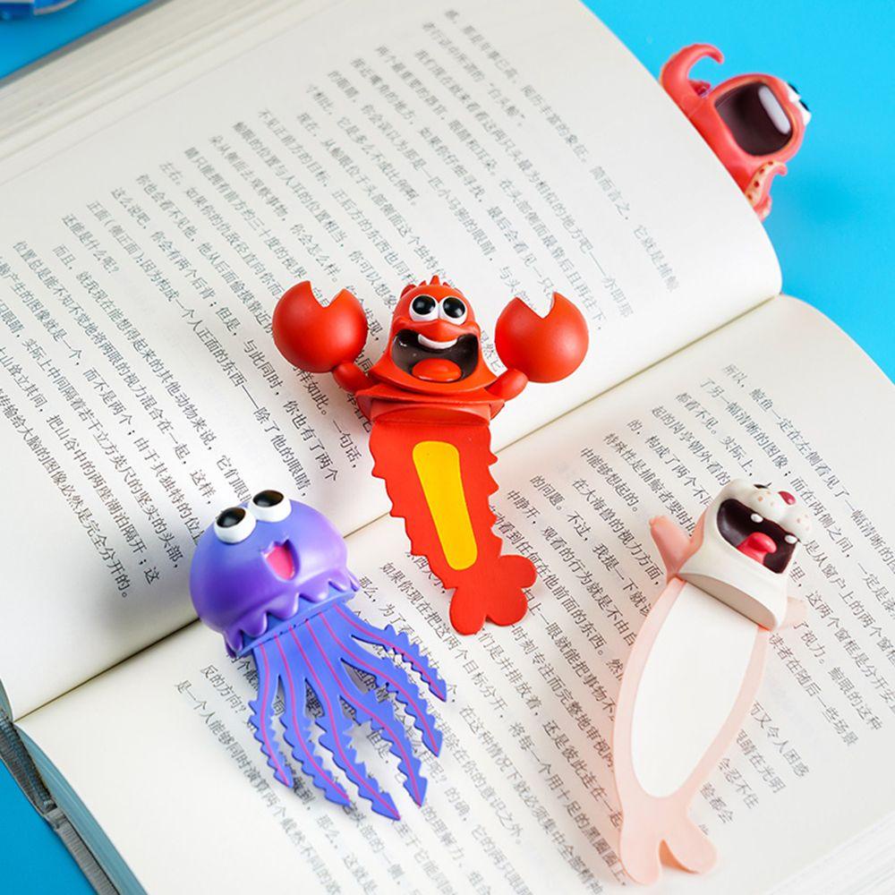 Bookmark Nhựa PVC Hình Bạch Tuộc 3D