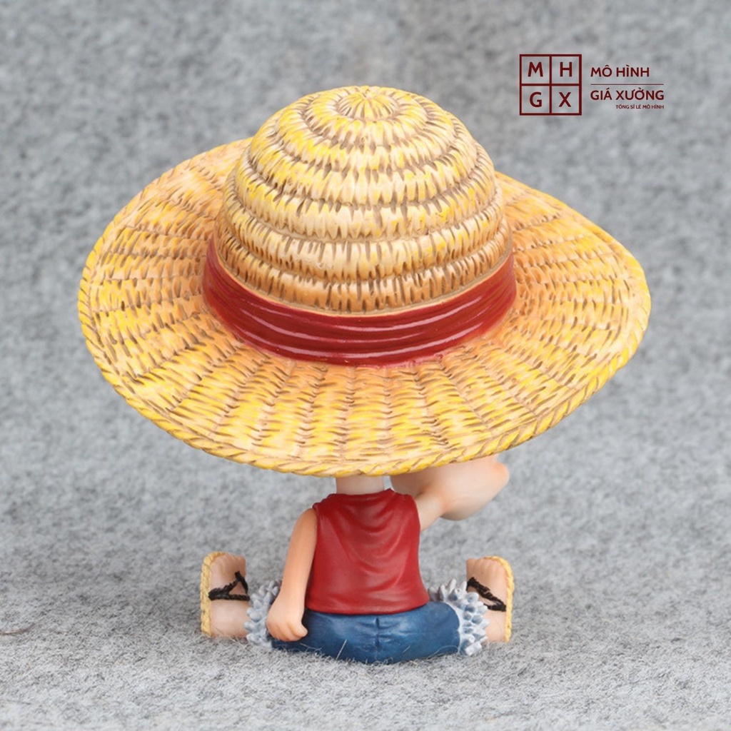 Mô hình One Piece chibi Luffy cực dễ thương cao 9cm , figure one piece , mô hình giá xưởng