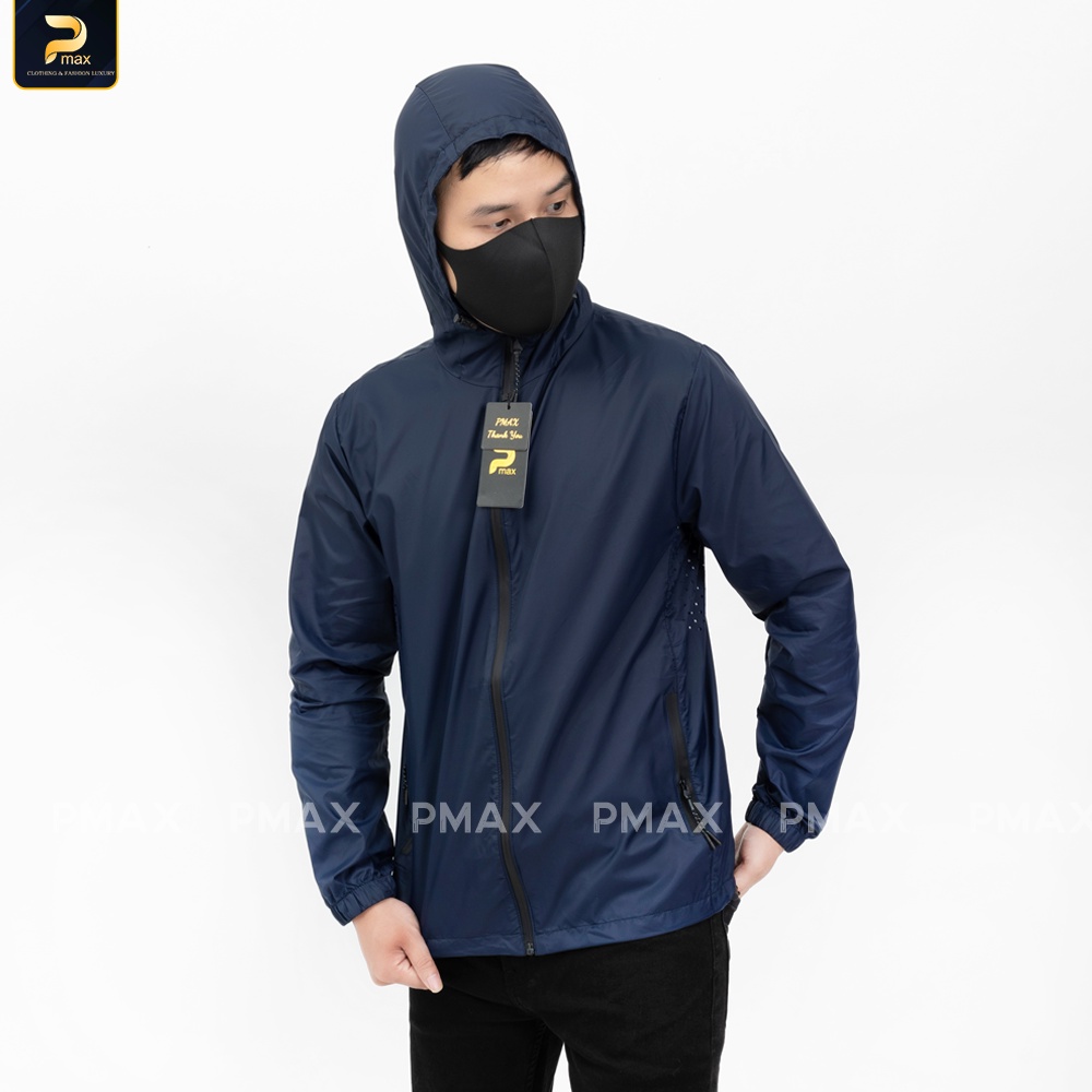 Áo gió nam nữ chống nắng PMAX form unisex 1 lớp co dãn không thấm nước phong cách thể thao full hộp