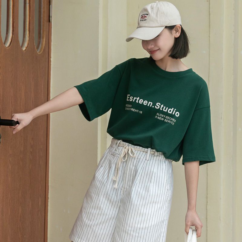 Áo Thun Xanh Lá EIGHTEEN Nam Nữ, Áo thun nữ Ulzzang Unisex Cocastore