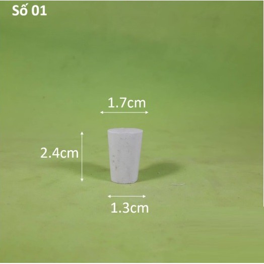 Nút cao su dùng cho phòng thí nghiệm từ số 000,00,0,1,2,3,4,5,6,7,8,9