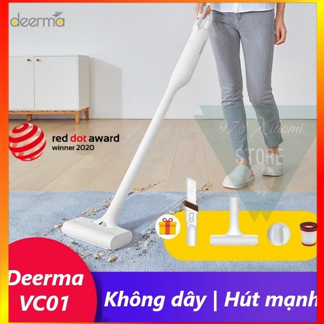 Máy hút bụi không dây Xiaomi Deerma VC01 - Máy hút bụi cầm tay Deerma VC01 - Mr Xiaomi