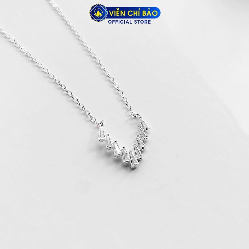 Dây chuyền bạc nữ sunshine chất liệu bạc 925 thời trang phụ kiện trang sức nữ Viễn Chí Bảo D400301x