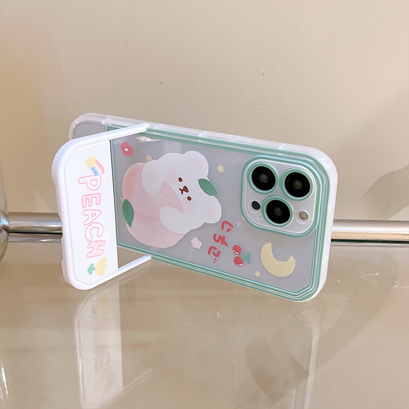 Ốp Điện Thoại Silicon tpu Có Giá Đỡ Ẩn Cho  iphone13Promax 12Pro 11 7 8