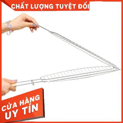 [XẢ KHO+FREE SHIP] Vỉ nướng cá inox vỉ nướng có tay cầm tiện dụng