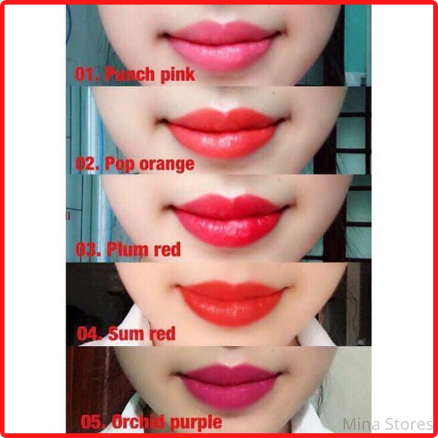 Son Dưỡng Môi Hàn Quốc Có Màu RIORI Lipstick - 5 Màu Son Không Chì Nhập Khẩu Korea