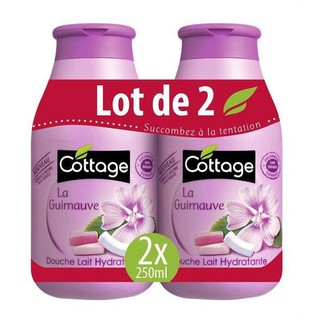 Set 2 Chai Sữa tắm Cottage Pháp 250ML