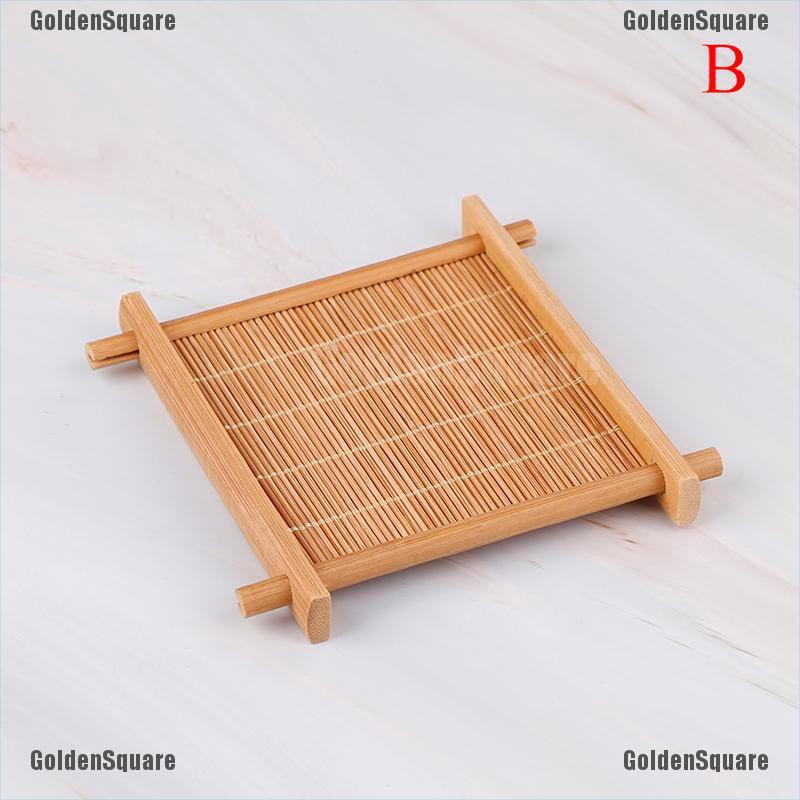 Đế lót ly trà bằng tre trang trí nhà bếp