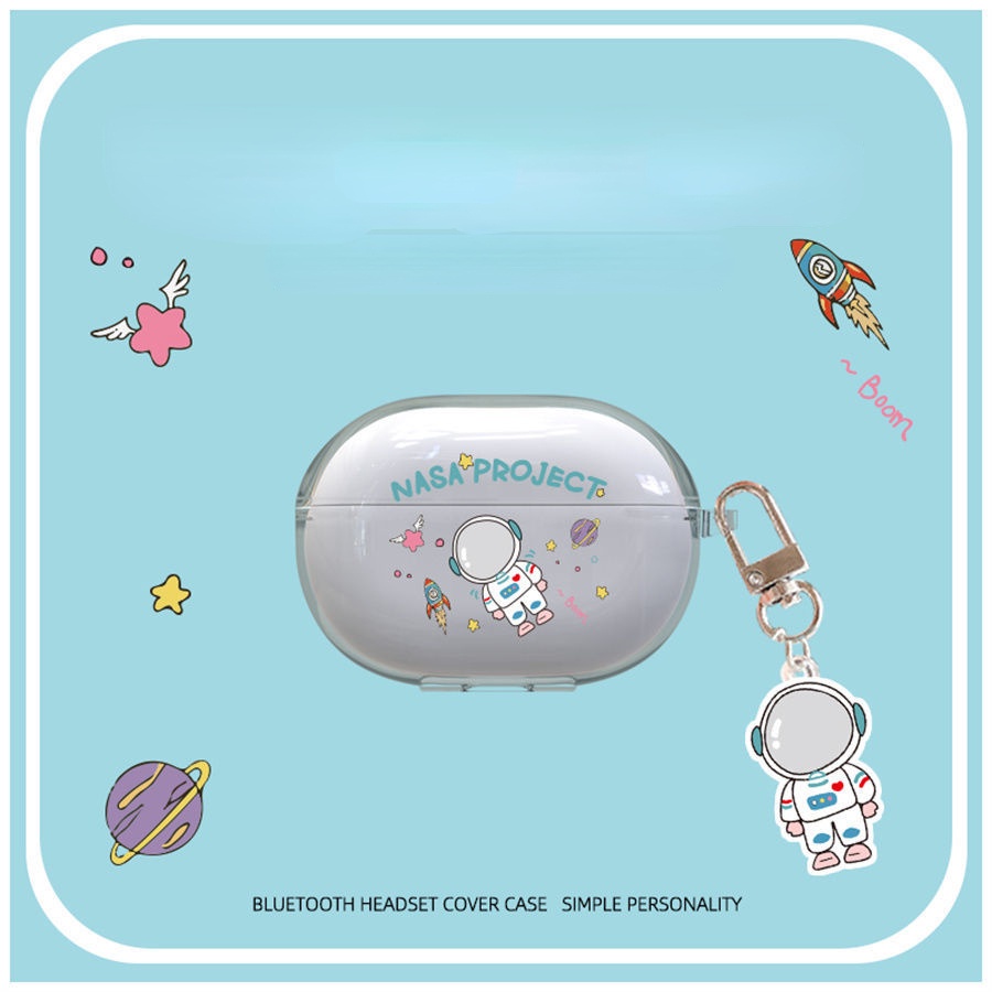Vỏ Bảo Vệ Hộp Sạc Tai Nghe Huawei Freebuds Pro 2 Trong Suốt Họa Tiết Pikachu &amp; Kuromi Dễ Thương