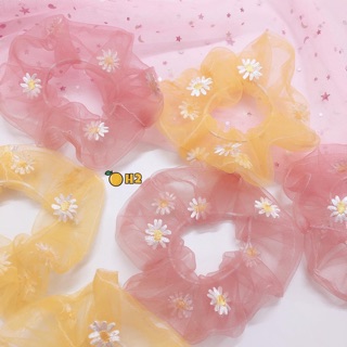 COD Scrunchies chun buộc tóc cúc họa mi