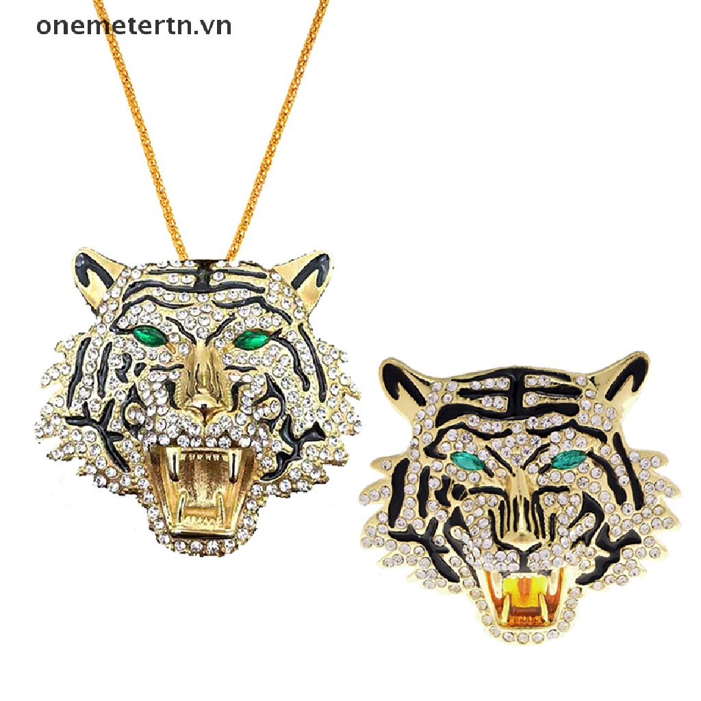 【onemetertn】 1pc Vintage Spotted Leopard Tiger Head Brooches Vivid Animal Brooch Pins 【VN】