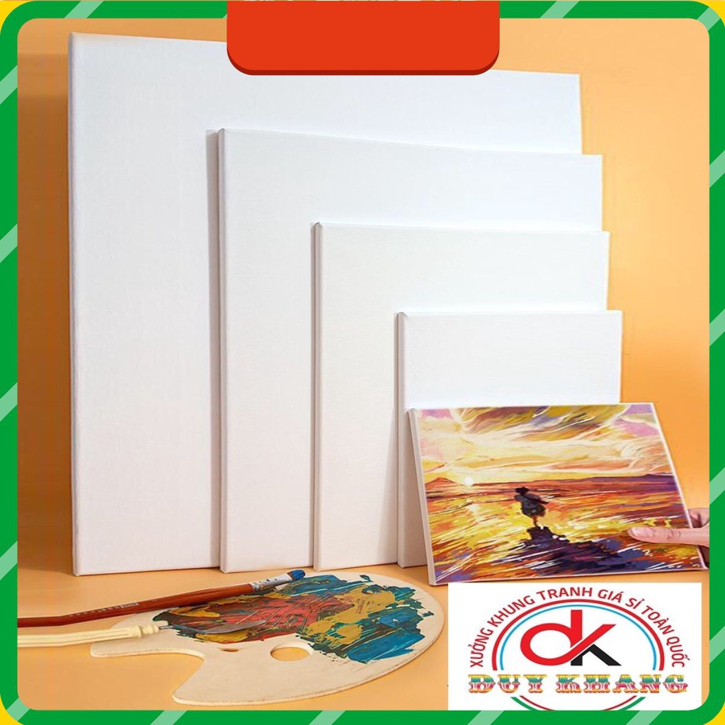 Toan vẽ tranh, khung toan vẽ tranh ( tặng móc treo tranh)