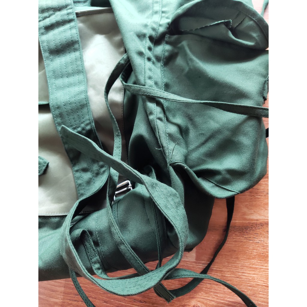 BA LÔ CON CÓC XANH TRƠN