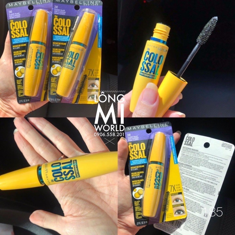 MASCARA MAYBELLINE VÀNG 7X SIÊU CONG CHỐNG NƯỚC | BigBuy360 - bigbuy360.vn
