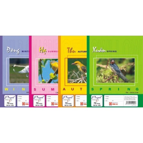 Vở kẻ ngang Hồng Hà 72 trang