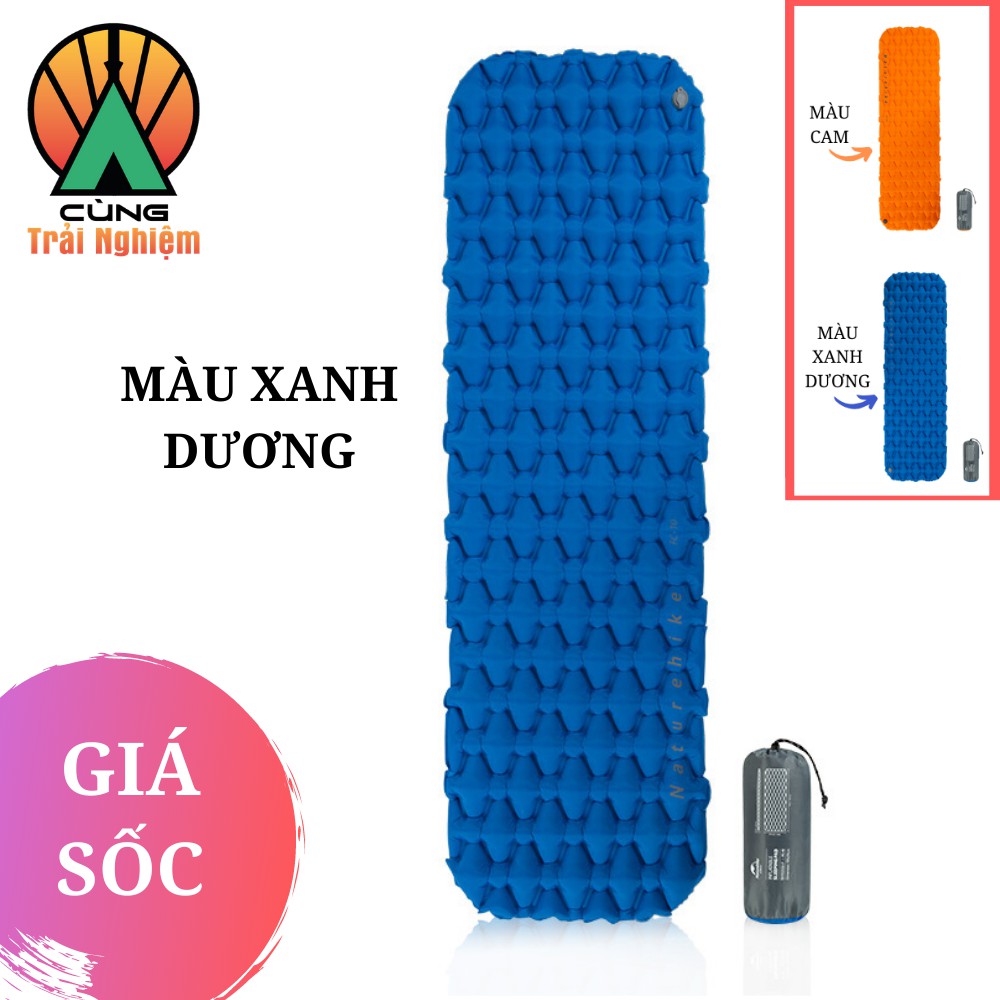 Đệm bơm hơi chống Thấm Nước Dành cho Văn Phòng, Du Lịch Dã Ngoại Cắm Trại NatureHike NH19Z032-P