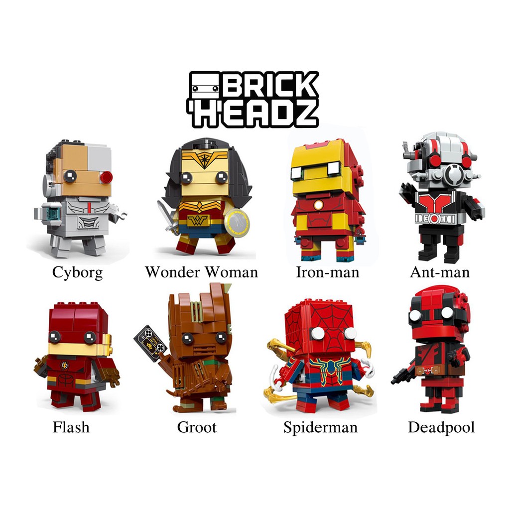DECOOL CUTE DOLL BrickHeadz đồ chơi lắp ghép