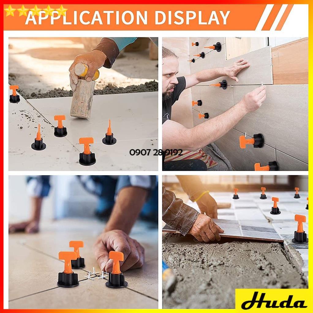 Ke cân bằng ốp lát gạch,Vít cân bằng gạch loại tái sử dụng ⭐Túi 50c tặng 100 ke nhựa lót gạch nền