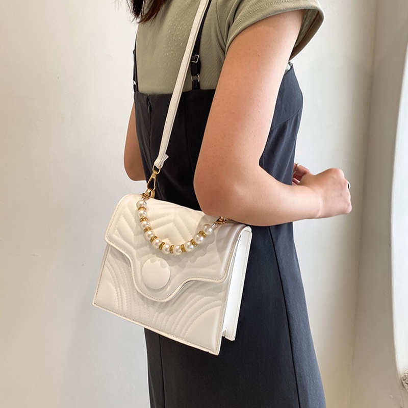 Túi IELGY đeo chéo màu sắc đơn giản cổ điển dành cho nữ