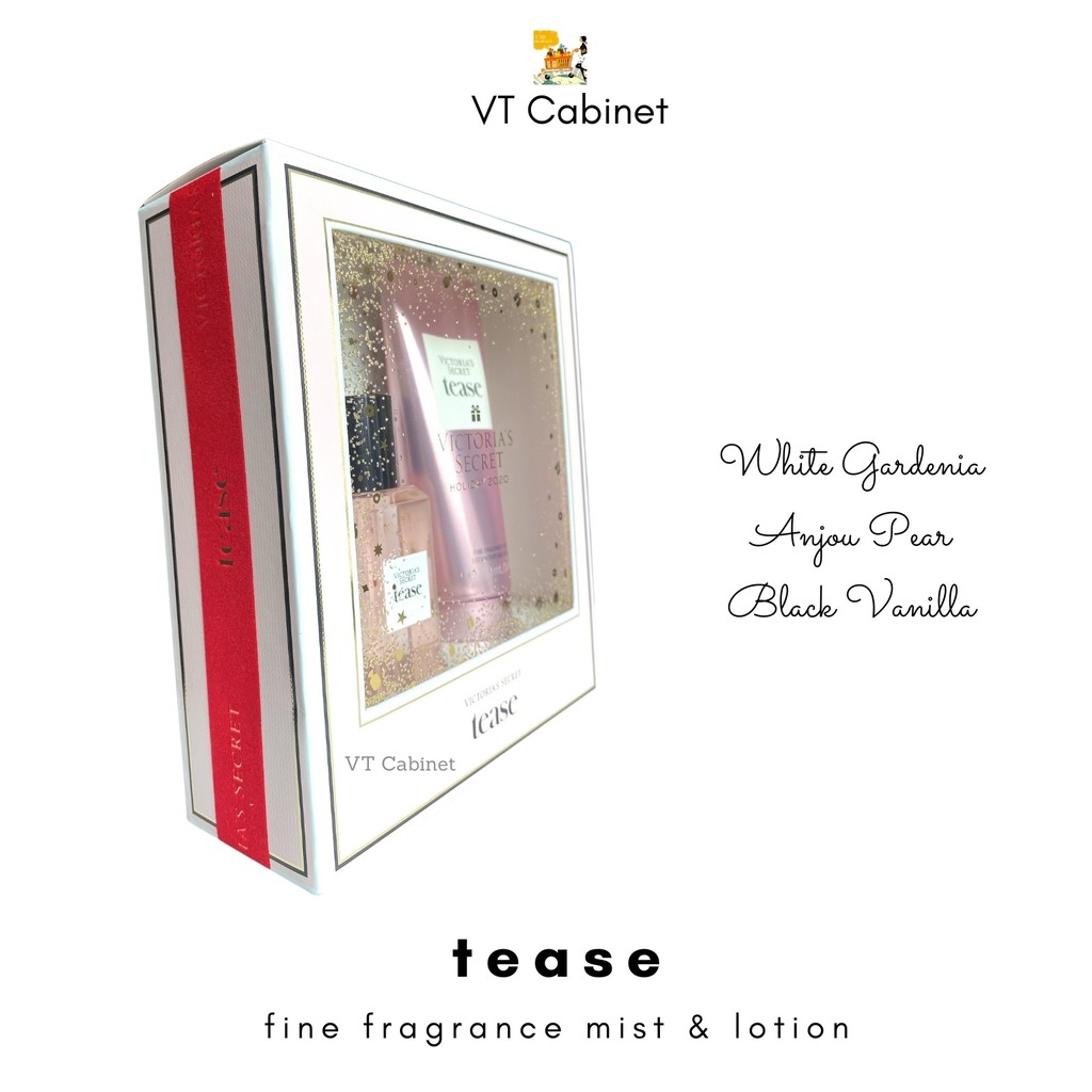 Bộ quà tặng TEASE - [Holiday 2020] Victoria’s Secret Fine Fragrance Mist and Lotion Gift Set