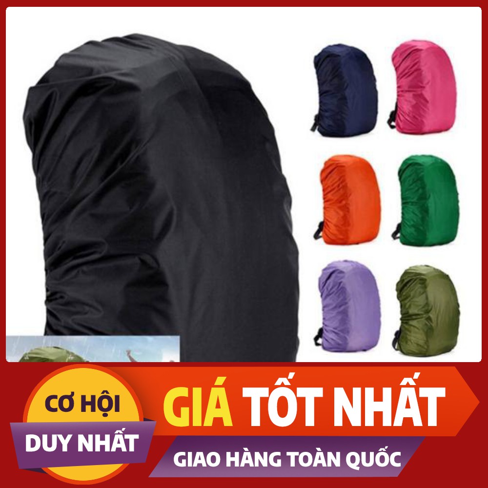 Trùm Balo Chống Nước 35L ✨Free Ship✨ Bọc Balo Đi Mưa [ẢNH THẬT]