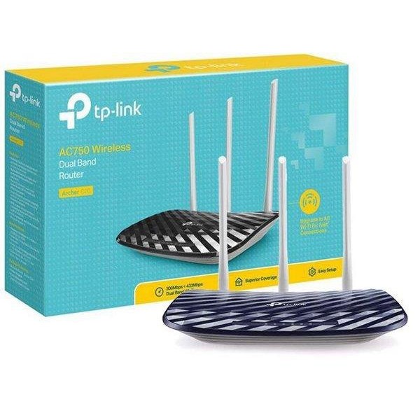 Bộ phát Wifi TP-Link AC750 (Archer C20) -- chính hãng - giá rẻ - bộ phát 3 râu