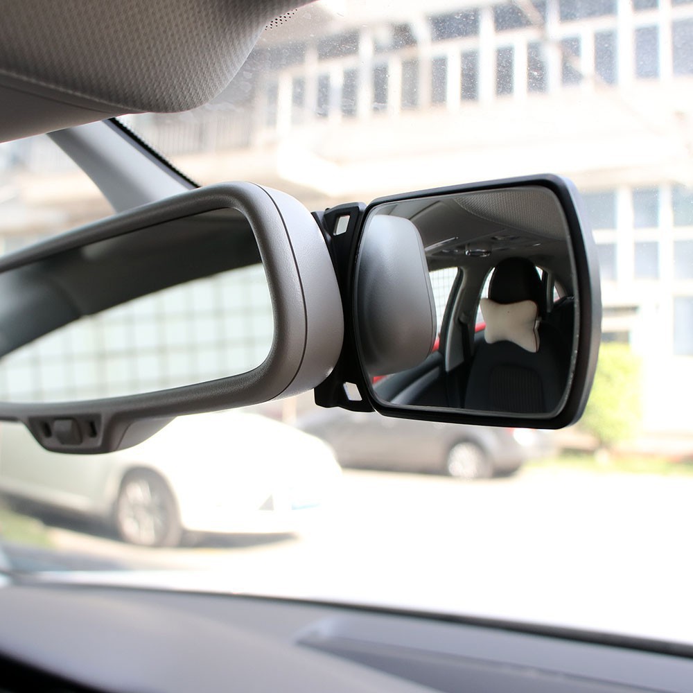 Gương chiếu hậu lồi gắn ghế sau đảm bảo an toàn cho bé chỉnh được