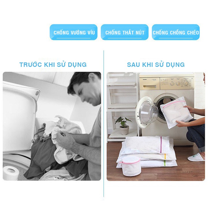 MVP1484 Bộ 5 túi giặt bảo vệ đồ lót ,tất đa năng