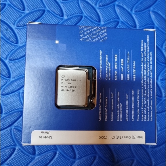 CPU Intel Core i7 11700K (3.60 Up to 5.00GHz, 16M, 8 Cores 16 Threads) Box Chính Hãng | BigBuy360 - bigbuy360.vn