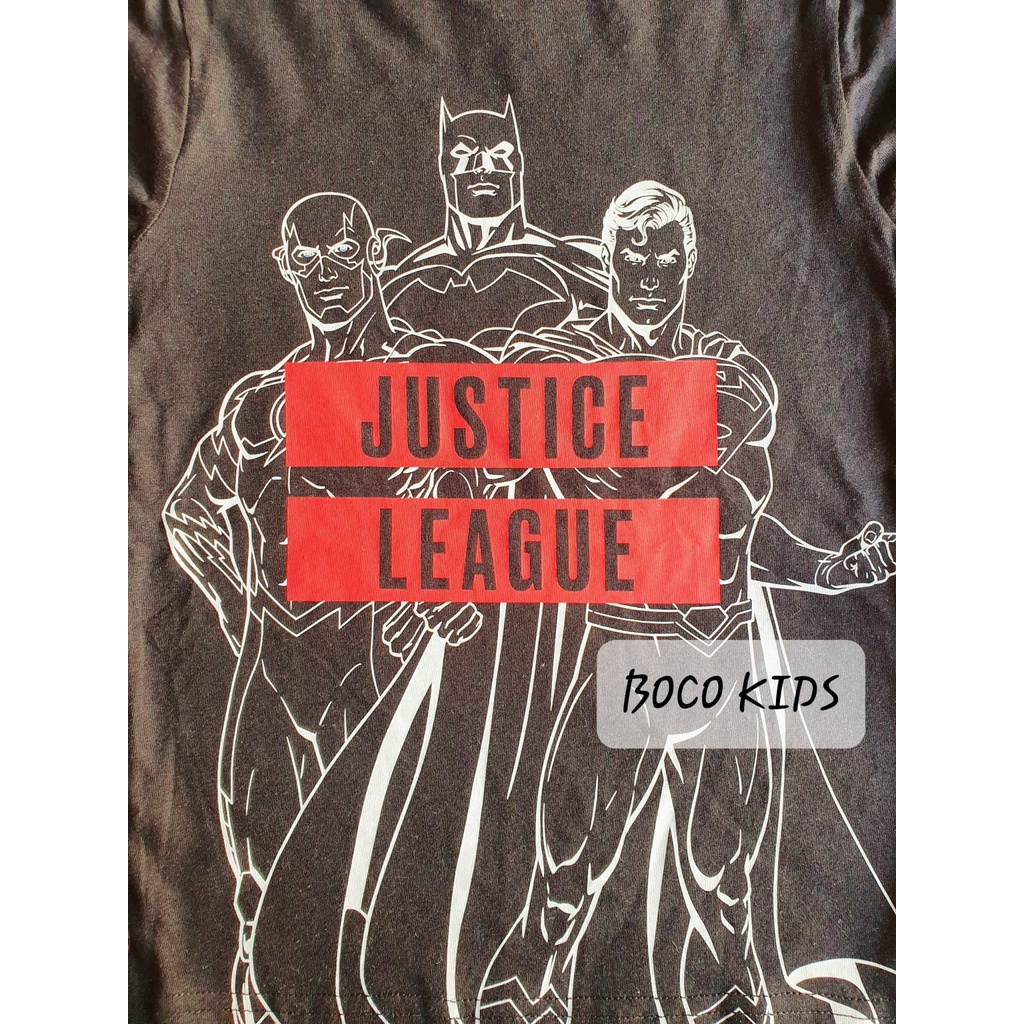 Geo Set 5 áo thun dài tay DC Comic bé trai