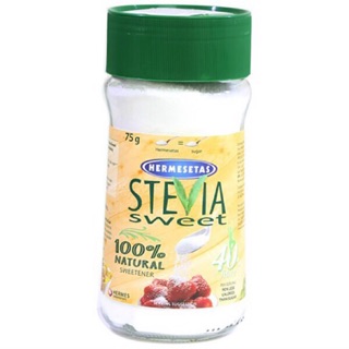 ĐƯỜNG ĂN KIÊNG CỎ NGỌT HERMESETAS STEVIA 75G DẠNG LỌ
