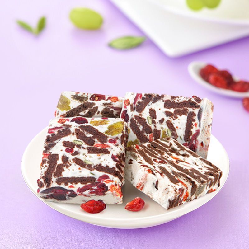 Bánh hoa tuyết Lenai mix hạt dinh dưỡng và trái cây sấy - nougat hoa tuyết siêu ngon